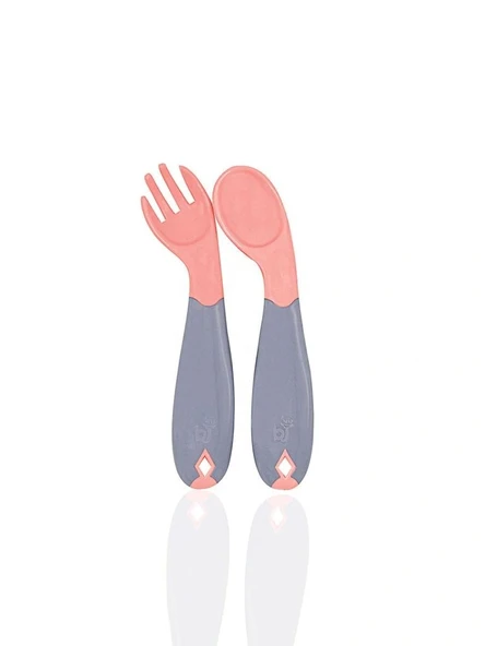 Nessiworld   Açılı Mama Kaşık Çatal Takımı 703 Gül Kurusu ürün görseli