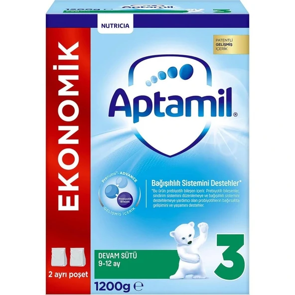 Aptamil Devam Sütü Maması No3 9-12 Ay 1200 Gr ürün görseli