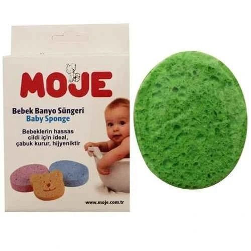 Nessiworld   Selülozik Bebek Banyo Süngeri Yeşil ürün görseli 1