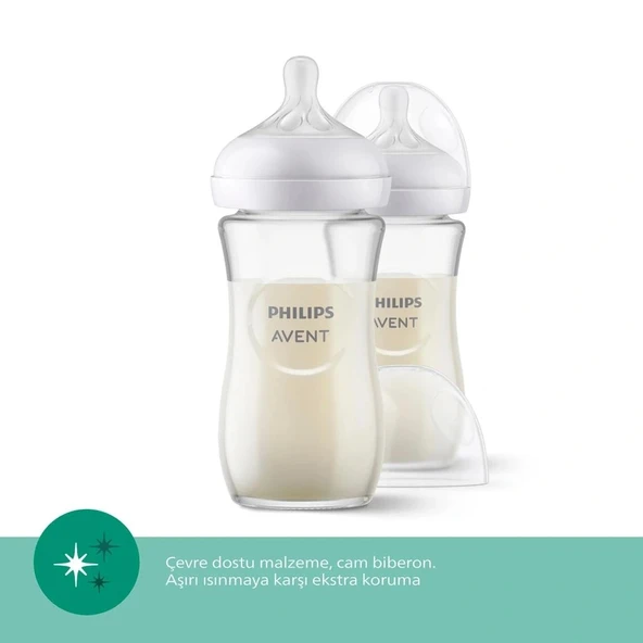Nessiworld   Avent Doğal Tepkili Natural Response Cam Biberon 240 ml 1+ Ay - 3