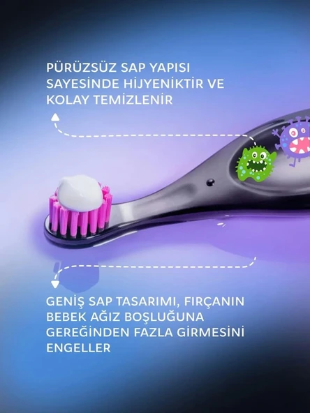 Nessiworld  .Baby Neon Ekstra Soft Diş Fırçası 0-3 Yaş - 4