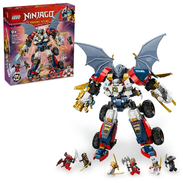 LEGO NINJAGO Zane in Ultra Kombo Mech i 4 ü 1 Arada 71834