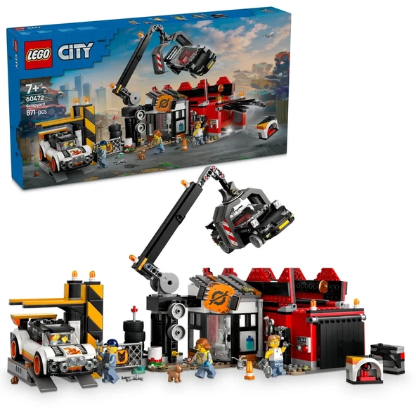 LEGO City Hurdalık ve Arabalar 60472 ürün görseli 1