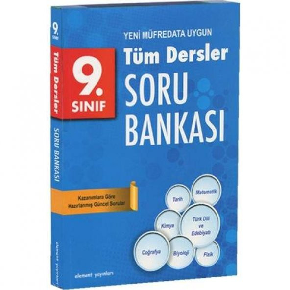 Element Yayınları 9. Sınıf Tüm Dersler Soru Bankası