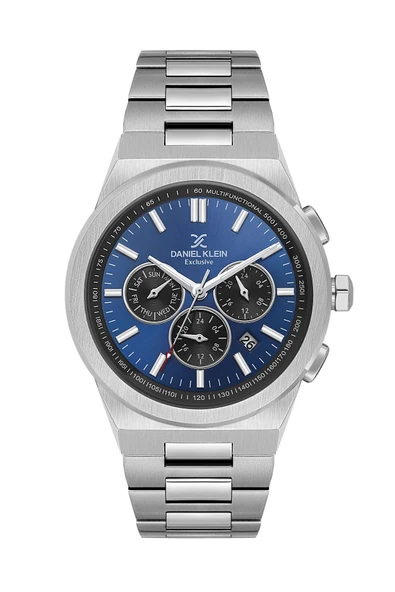 %100 ORJİNAL, FATURALI, 2 YIL GARANTİLİ, Metal Erkek MAVİ KOL SAATİ ürün görseli 1