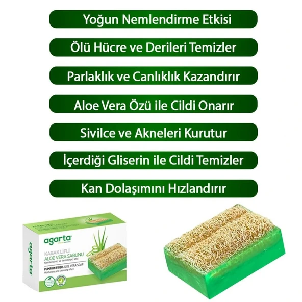 Nessiworld   Kabak Lifli Aloe Vera Sabunu 125 Gr - 3