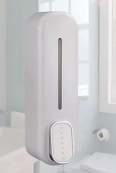 Duvara Monte Basmalı Sıvı Sabun Bulaşık Deterjanı Şişesi Sıvı Sabunluk 350ml 1 ADET BEYAZ RENK - Resim 6