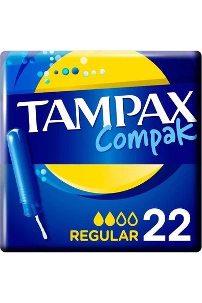 Tampax Compak Tampon Normal 22'li