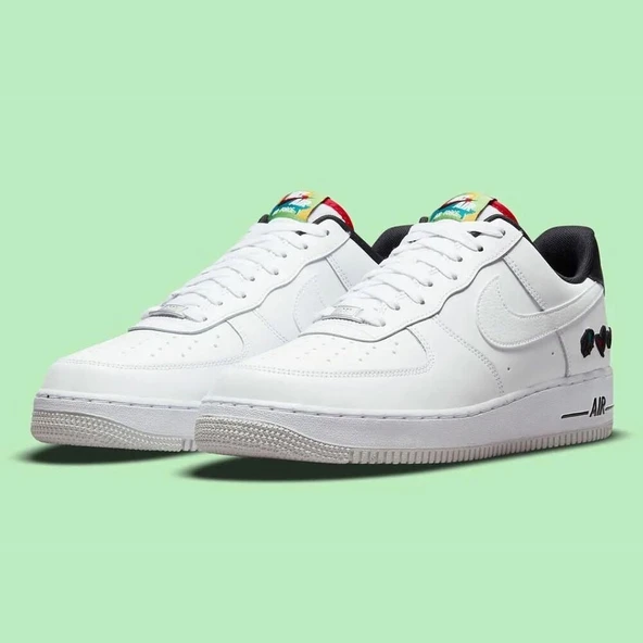 Nike Air Force 1 Low 07 LV8  Peace Love & Swoosh - Resim 2