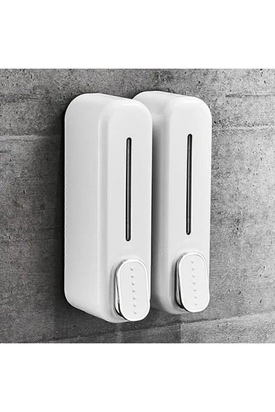 Duvara Monte Basmalı Sıvı Sabun Bulaşık Deterjanı Şişesi Sıvı Sabunluk 350ml 1 ADET BEYAZ RENK - Resim 7