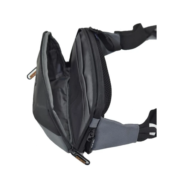 ÇÇS Multifonksiyonel Çift Gözlü Körüklü Su Geçirmez Bel Çantası Yeşil - Resim 7