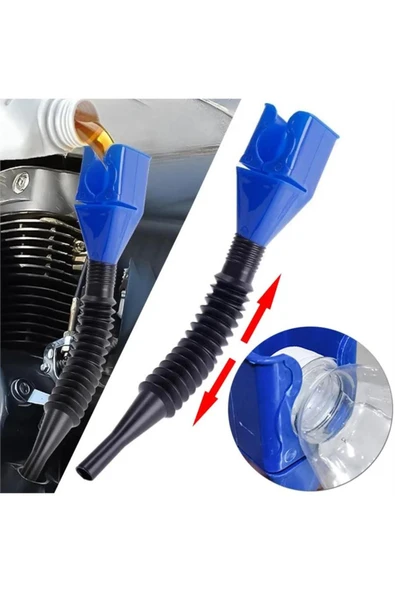 Araç Yağ Benzin Doldurma Hunisi Açılabilir Yer Kaplamaz Yağ Benzin Dökme Aparatı 1 Adet - 3