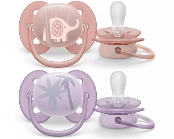 Nessiworld Philips Avent Ultra Yumuşak Emzik 0-6 Ay Kız - 2
