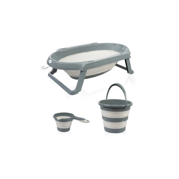 Nessiworld   Katlanır Banyo Küvet Seti 765 Antrasit ürün görseli