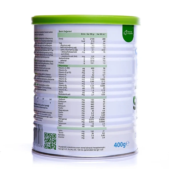 Nessiworld Golden Goat 2 Keçi Sütlü Devam Sütü 6-12 Ay 400 Gr - 4