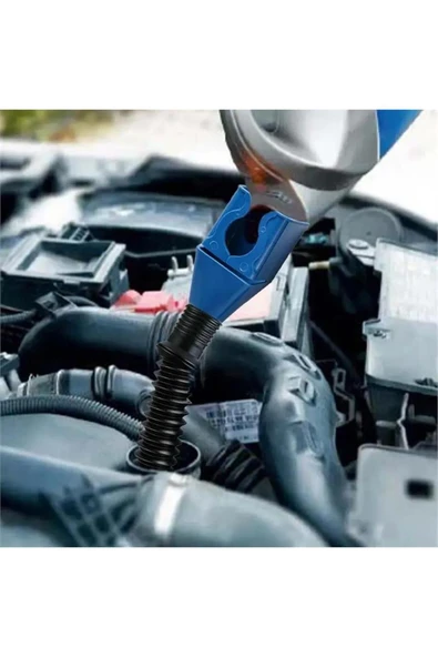 Araç Yağ Benzin Doldurma Hunisi Açılabilir Yer Kaplamaz Yağ Benzin Dökme Aparatı 1 Adet - 2