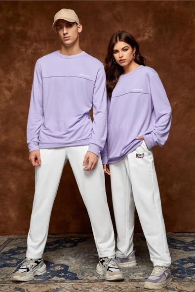 Erkek Regular Fit Büyük Brrooklyn Baskılı İnce Eşofman Altı SPR25EA02 - Resim 7