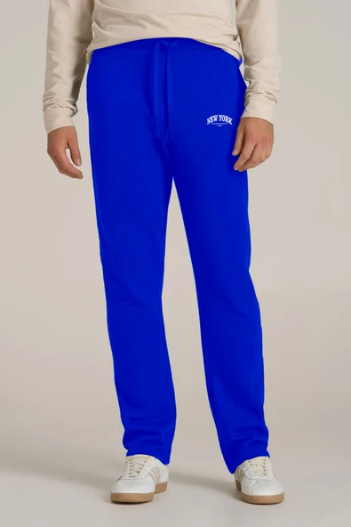Süperlife Erkek Regular Fit New York Baskılı İnce Eşofman Altı SPR25EA01 - 7
