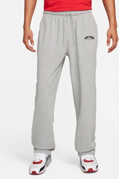 Erkek Regular Fit New York Baskılı İnce Eşofman Altı SPR25EA01 - Resim 5