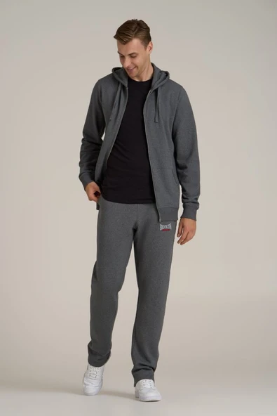 Erkek Regular Fit Büyük Brrooklyn Baskılı İnce Eşofman Altı SPR25EA02 - Resim 5