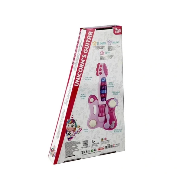 Nessiworld ER-205 Nini Baby Unicorn Işıklı Sesli Müzikli Gitar - Erdem Oyuncak - 4