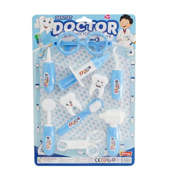 Nessiworld ERN-897 Heroes Toys Kartela Erkek Dişçi Oyun Seti - 2