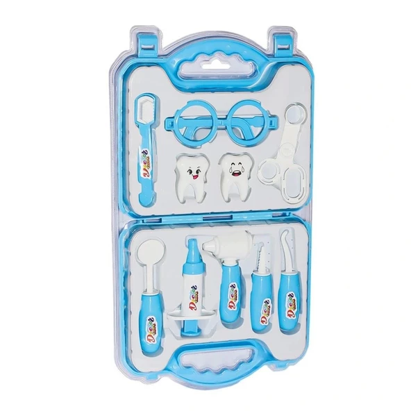 Nessiworld ERN-2040 Çantalı Mavi Dişçi Seti -Heroes Toys - 2