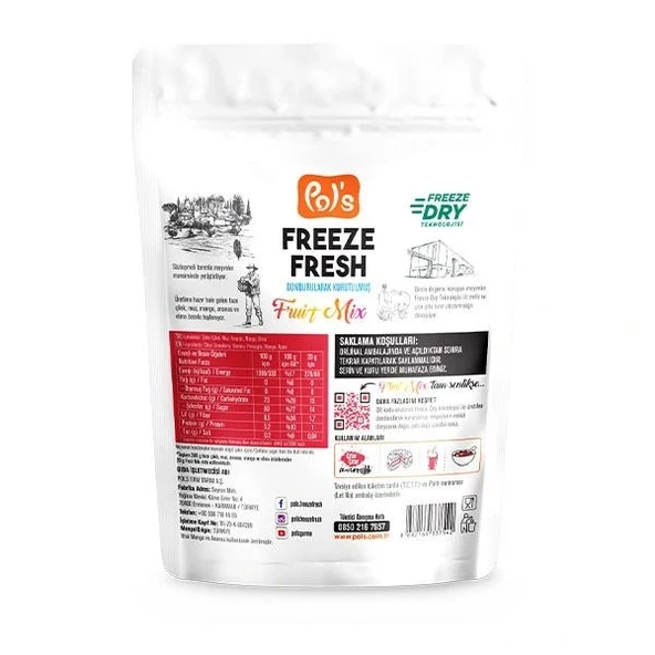 Nessiworld Pol’s Freeze Fresh Fruit Mix 20 g - 2