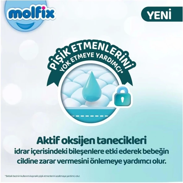 Nessiworld Molfix Premium Bebek Bezi Fırsat Paketi 3 Beden 4-9 Kg 60 Adet - Resim 4