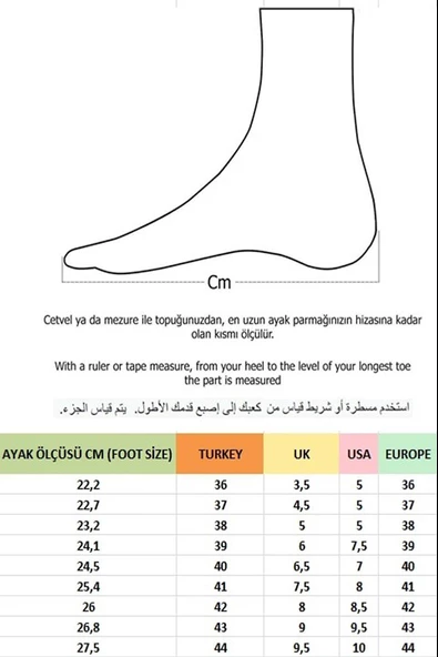 Muggo MGPOGBA Unisex Sneaker Günlük Spor Ayakkabı - 8
