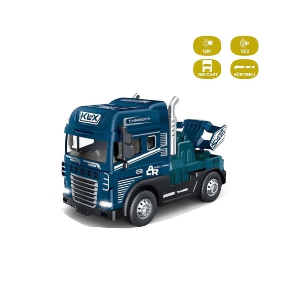 Nessiworld KLX600-345 Sürtmeli Işıklı Müzikli 1:24 Çekici (Tır Kafası) - 3
