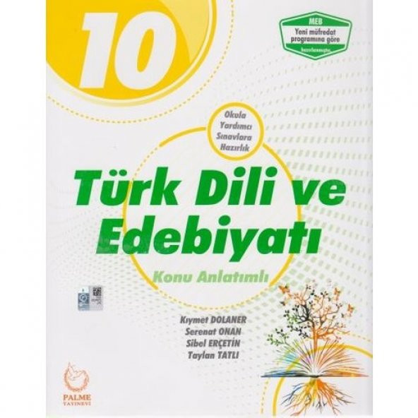 Palme Yayıncılık 10. Sınıf Türk Dili ve Edebiyatı Konu Anlatımlı - Kıymet Dolaner