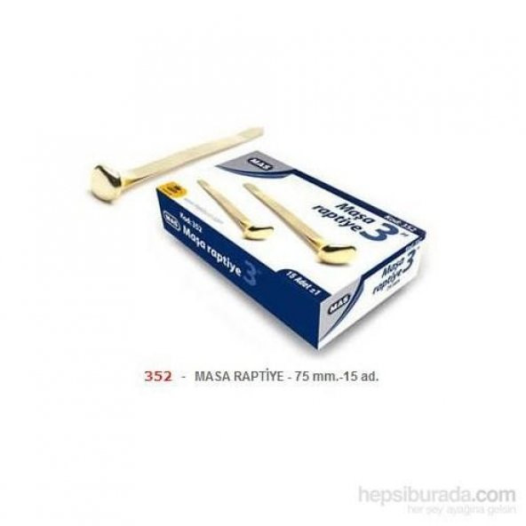 MAS MASA RAPTIYE 75mm.(NO:15) 1 KUTU (352)