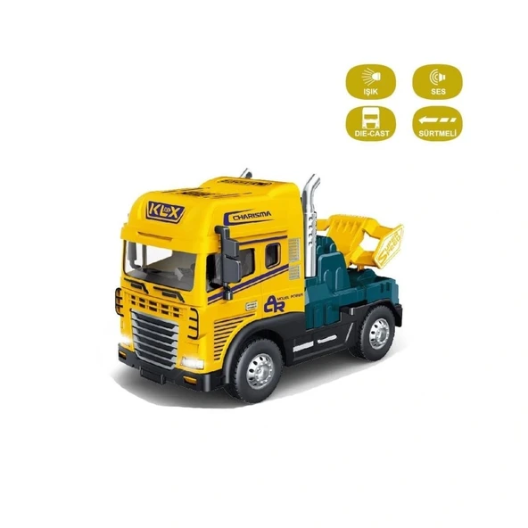 Nessiworld KLX600-345 Sürtmeli Işıklı Müzikli 1:24 Çekici (Tır Kafası) - 5