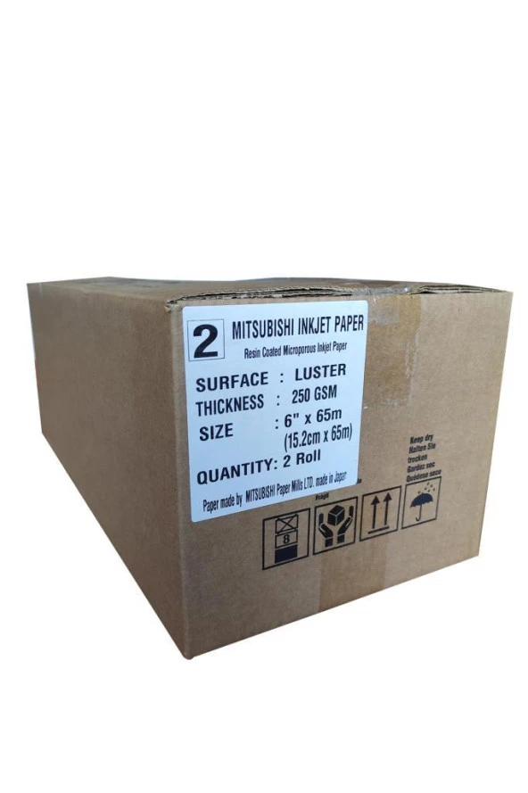 Mitsubishi DX100 InkJet Fotoğraf Kağıdı Lustre (Mat) - 15.2 x 65 Metre - 1 Rulo - 2