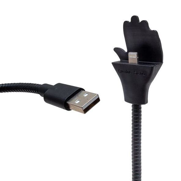 Powermaster 1668 Lightning-USB Girişli Akrobatik Telefon Tutucu - 3