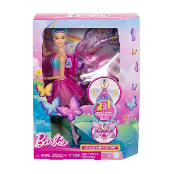 Nessiworld HXJ10 Barbie Kelebek Dansçı Bebek ürün görseli 1