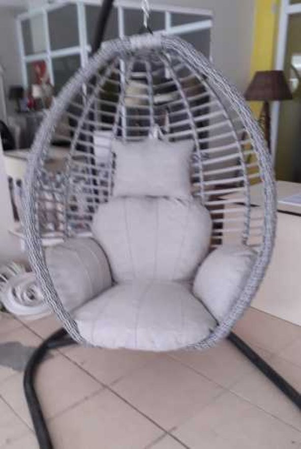 Rattan İp Örgü Salıncak