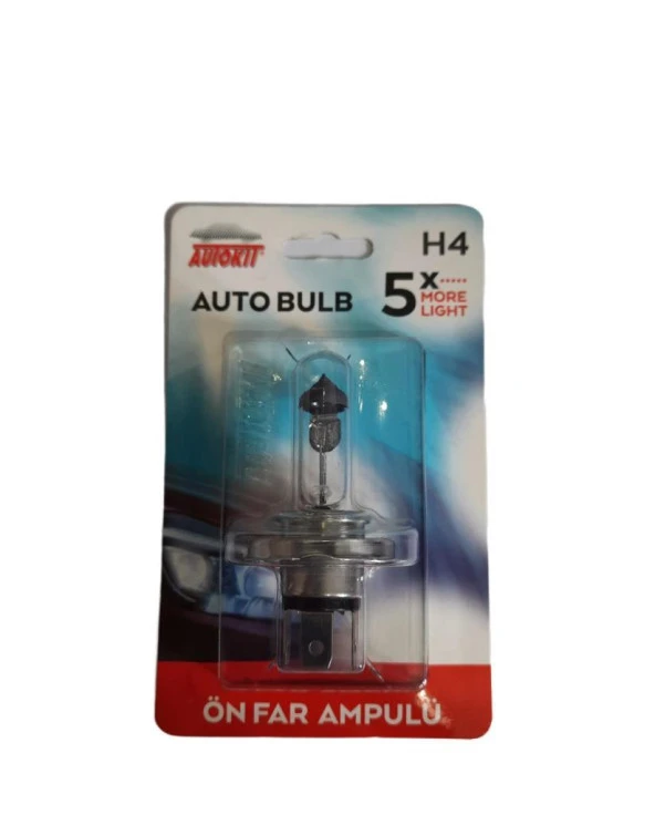 Autokit H4 12 V 6055 W 43 T Halojen Ampül Ön Far