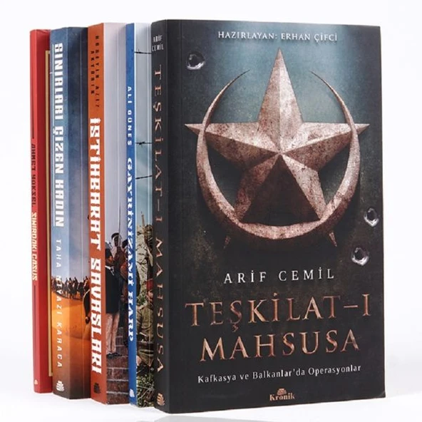 Gizli Teskilatlar 5 Kitap ARİF CEMİL , ALİ GÜNEŞ, HÜSEYİN AZİZ AKYÜREK, TAHA NİYAZİ KARACA, AHMET YÜKSEL