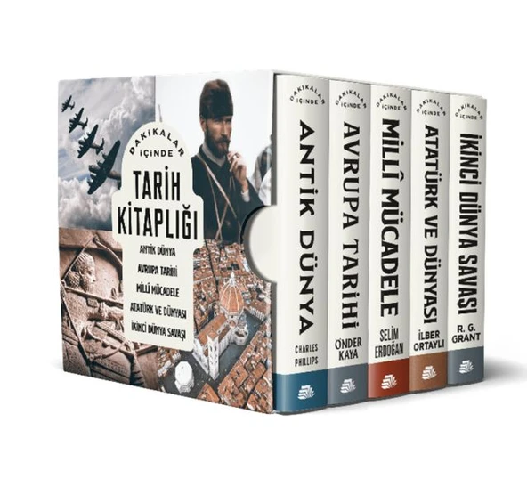 Dakikalar İçinde Tarih Kitaplığı 5 Kitap KOLEKTİF