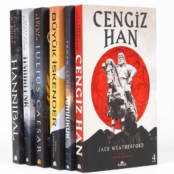 Dünya Tarihine Yön Verenler Seti 6 Kitap Takım JACK WEATHERFORD, ERHAN AYDIN, JONA LENDERİNG, BEATRİCE FORBES MANZ, PHİLİP FREEMAN, PATRİCK N. HUNT