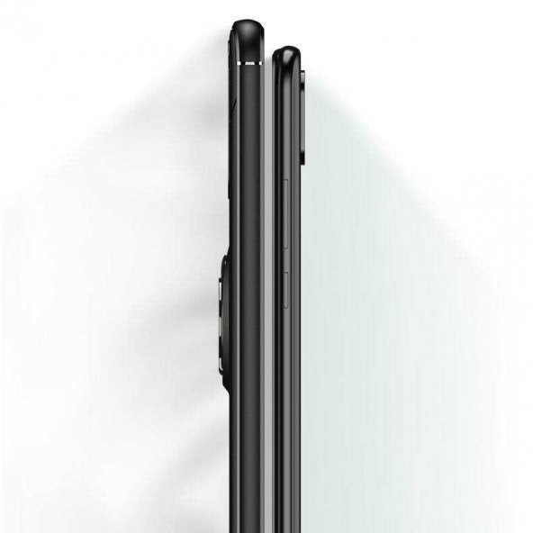 Xiaomi Redmi Note 9 4G Kılıf Yüzüklü Standlı Manyetikli Silikon - 5