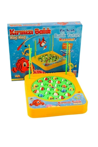 Kayyum Kırmızı Balık Kaç Kaç Balık Tutma 24 Balık + 4 Olta - 2