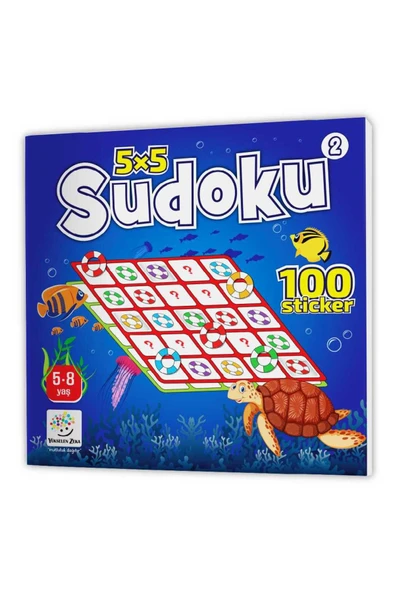 Stickerli Sudoku Serisi (5-8 Yaş) - Dikkat Geliştiren Bulmacalar - 4