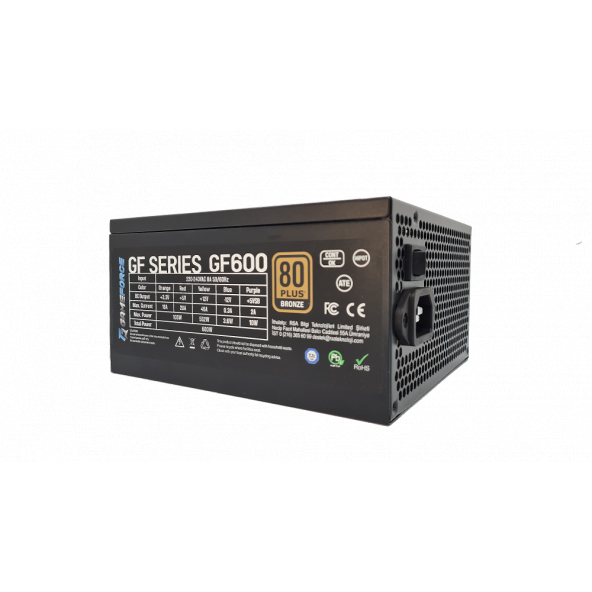 GAMEFORCE GF600 600W 80+ Bronz Sertifikalı Güç Kaynağı - 3