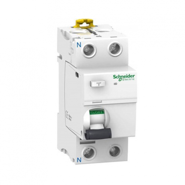 Schneider A9R75225, 25Amper, 300Ma, Faz-N, Kaçak Akım Rölesi, 2X2
