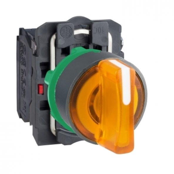 Schneıder,Işıklı B. Turuncu 1Na+1Nk 24Ac/Dc Led 3 Kon Xb5Ak135B5