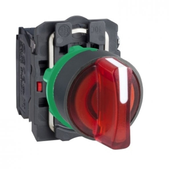 Schneıder,Işıklı B.Kırmızı 1Na+1Nk 24Ac/Dc Led 3Konum Xb5Ak134B5