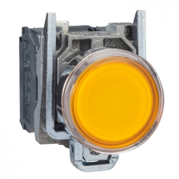 Schneıder,Işıklı Yaylı Buton Sarı 1Na +1Nk 24V Led Xb4Bw35B5